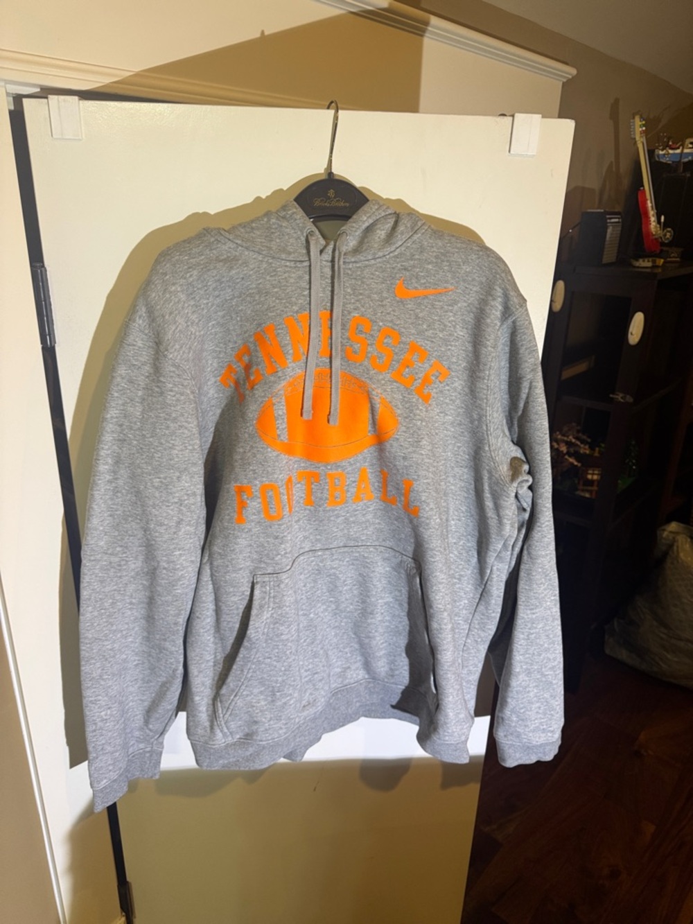 Nike Gray & Orange Tennessee Volunteers Football Hoodie